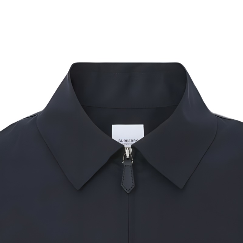 Burberry SS22  Solid Color Zip Pocket Shirt - Dark Blue 80503611 圖 5