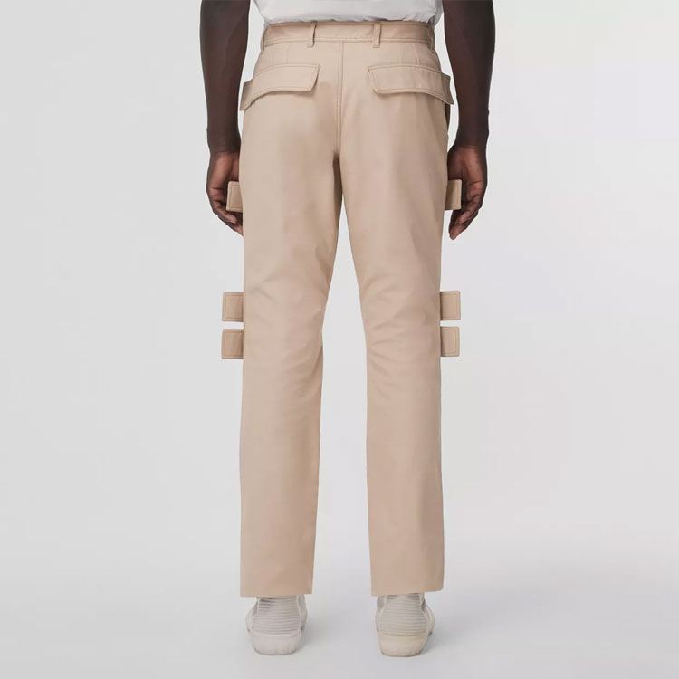 Burberry SS22  Solid Patchwork Cargo Pants Light Khaki Brown. 80519121 圖 6