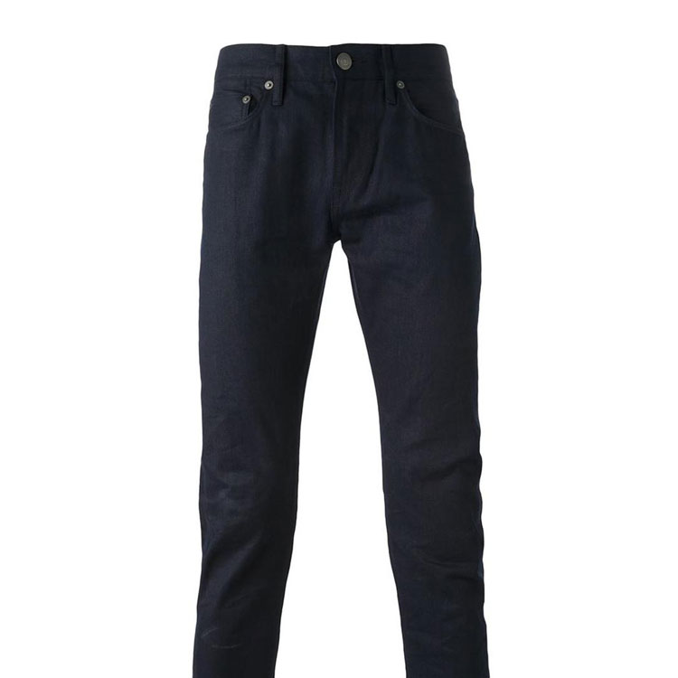 Details for Burberry SS22  Solid Straight-Leg Casual Jeans Deep Blue 39310271