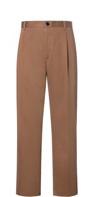 Pantalones Casuales Rectos con Pliegues Burberry SS22 en Color Marrón. 80509011 Buy Pantalones Casuales Rectos con Pliegues Burberry SS22 en Color Marrón. 80509011