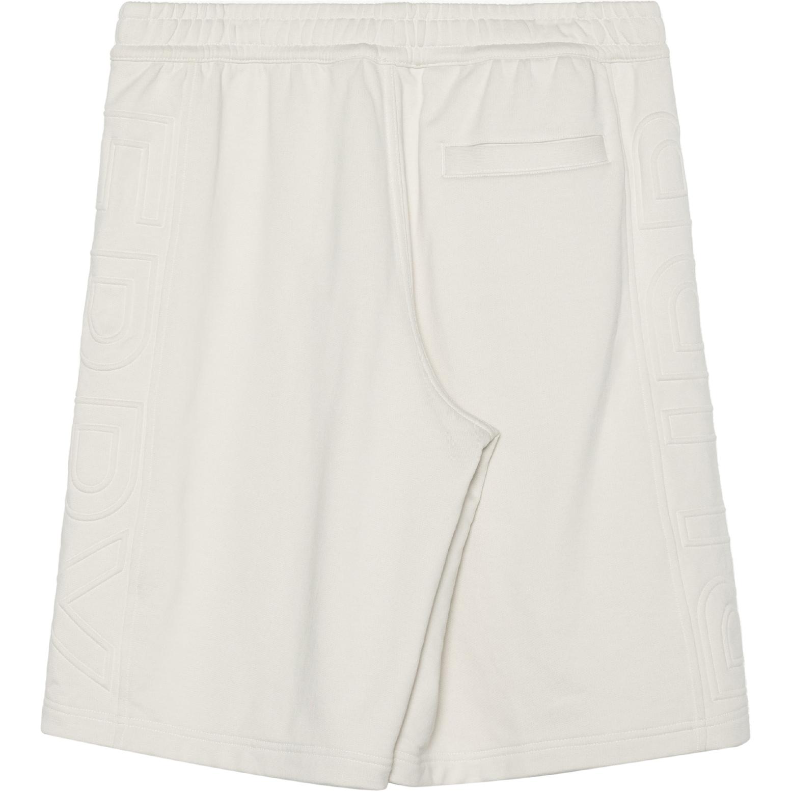 Burberry SS22  White Relaxed Fit Shorts with Logo Patch and Elastic Waist. 80508951 圖 3