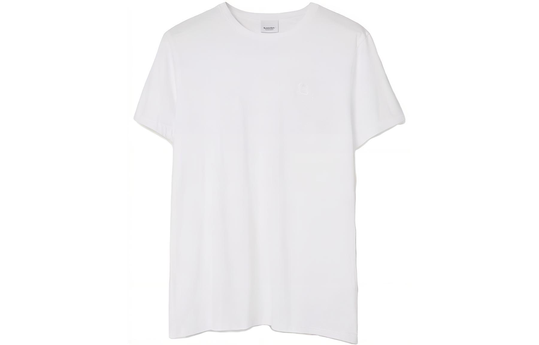 Burberry SS22  White Solid Color Crew Neck Casual T-Shirt 80695341
