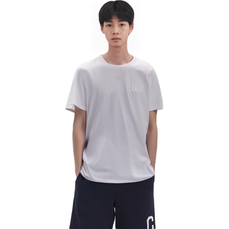 Sizing バーバリー SS22 ホワイト 無地 クルーネック カジュアル Tシャツ 80695341