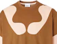 Sizing Burberry SS22 Abstract Print Colorblock Short-Sleeve T-Shirt Brown Tee 80521711
