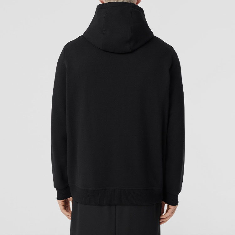 Burberry SS22 Black Logo Print Hoodie  Long Sleeve. 80553181 圖 5