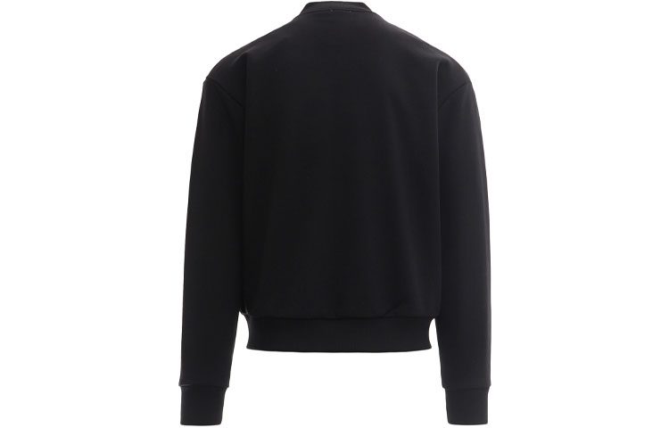 Lookbook Burberry SS22 黑色棉混紡字母拉鍊飛行夾克外套 80480101