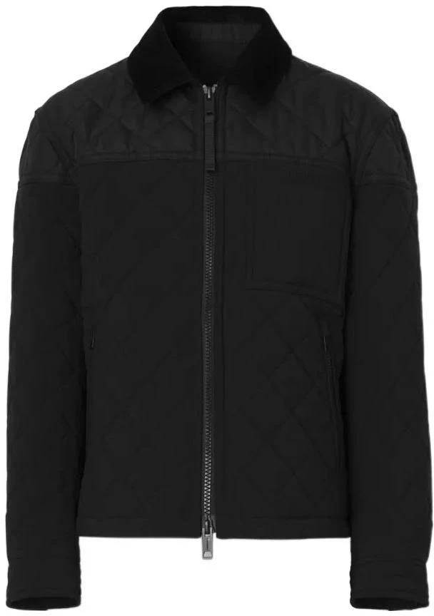 burberry-ss-22-black-solid-quilted-stretch-harrington-jacket-80438361
