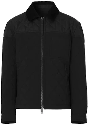Burberry SS22 Jaket Harrington Hitam Quilted Stretch Solid 80438361 Buy Burberry SS22 Jaket Harrington Hitam Quilted Stretch Solid 80438361