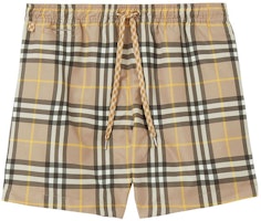 Burberry SS22 Check Print Casual Straight Shorts Khaki. 80539341 Burberry SS22 Check Print Casual Straight Shorts Khaki. 80539341