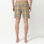 Shop 博柏利 SS22 格纹休闲直筒短裤 卡其色. 80539341