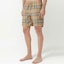 Purchase 博柏利 SS22 格纹休闲直筒短裤 卡其色. 80539341
