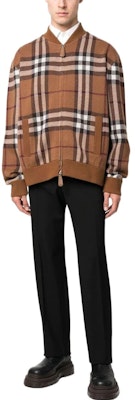 Burberry SS22 Check Print Full-Zip Casual Jacket Brown 80636411 Shop Burberry SS22 Check Print Full-Zip Casual Jacket Brown 80636411