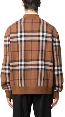 Burberry SS22 Check Print Full-Zip Casual Jacket Brown 80636411 Purchase Burberry SS22 Check Print Full-Zip Casual Jacket Brown 80636411