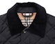 Sizing Abrigo Burberry SS22 Diamond Acolchado Cuello Corderoy Negro Invierno. 80491351