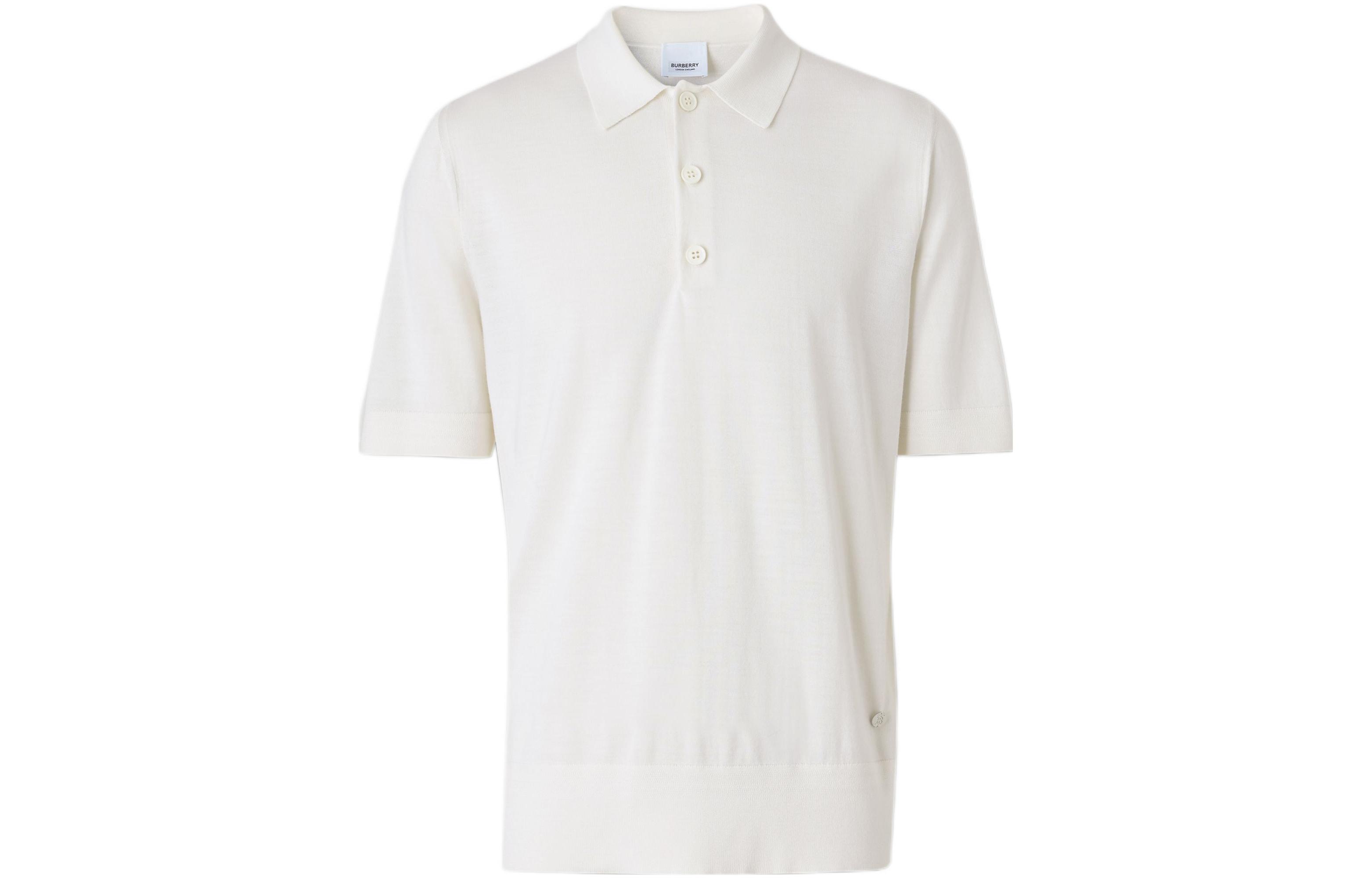 Burberry SS22 Embossed Pattern Short Sleeve Polo Shirt for Men 80503521 圖 2