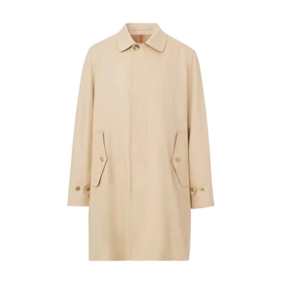 Burberry SS22 Heritage Cotton Gabardine Trench Coat Light Camel 80513711