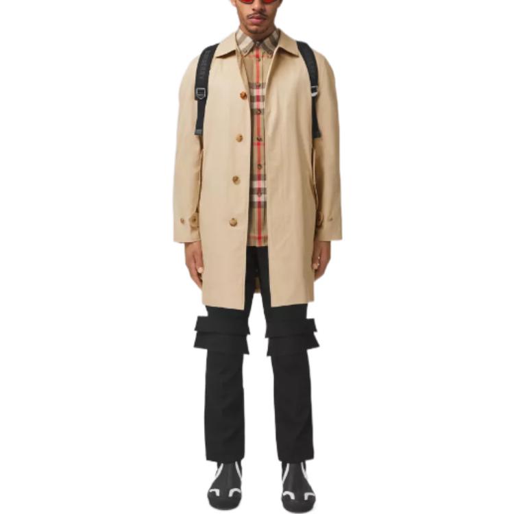 Burberry SS22 Heritage Cotton Gabardine Trench Coat  Light Camel 80513711 圖 3