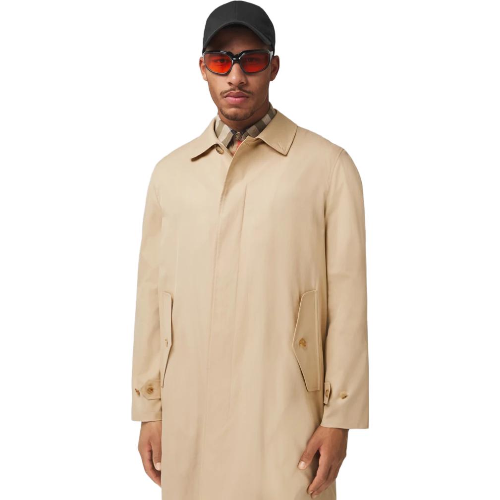 Burberry SS22 Heritage Cotton Gabardine Trench Coat  Light Camel 80513711 圖 4