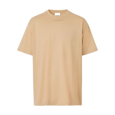 Burberry SS22 Letter Cartoon Print Casual Tee Khaki T-Shirt 80519681