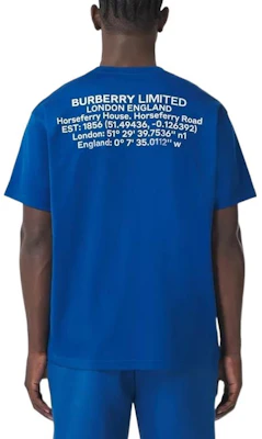Burberry SS22 字母印花短袖圓領T恤 藍色 (). 80455471 Purchase Burberry SS22 字母印花短袖圓領T恤 藍色 (). 80455471