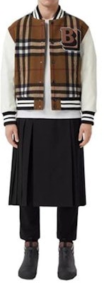 Burberry 春夏22標誌格紋長袖外套棕色上衣. 80486911 Lookbook Burberry 春夏22標誌格紋長袖外套棕色上衣. 80486911