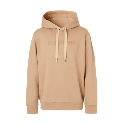 Burberry SS22 Logo Print Brown Casual Hoodie for Men. 80553171