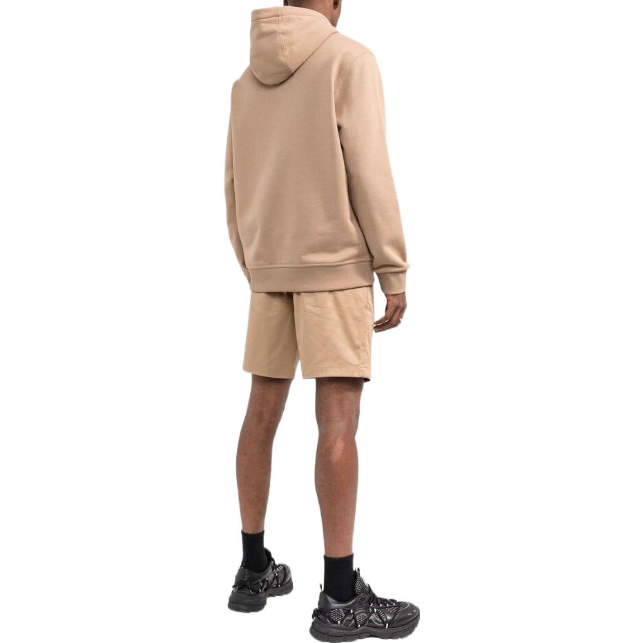 Shop 버버리 SS22 로고 프린트 브라운 남성 캐주얼 후디. 80553171