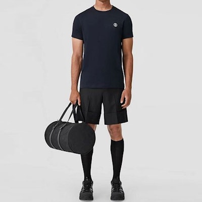 バーバリー SS22 ロゴプリント クルーネック カジュアルTシャツ コールブルー. 80561761 Purchase バーバリー SS22 ロゴプリント クルーネック カジュアルTシャツ コールブルー. 80561761