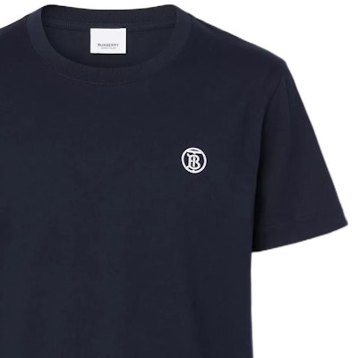 バーバリー SS22 ロゴプリント クルーネック カジュアルTシャツ コールブルー. 80561761 Cheap バーバリー SS22 ロゴプリント クルーネック カジュアルTシャツ コールブルー. 80561761