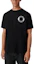Shop Burberry SS22 Camiseta Negra Cuello Redondo con Logo Impreso. 80602231