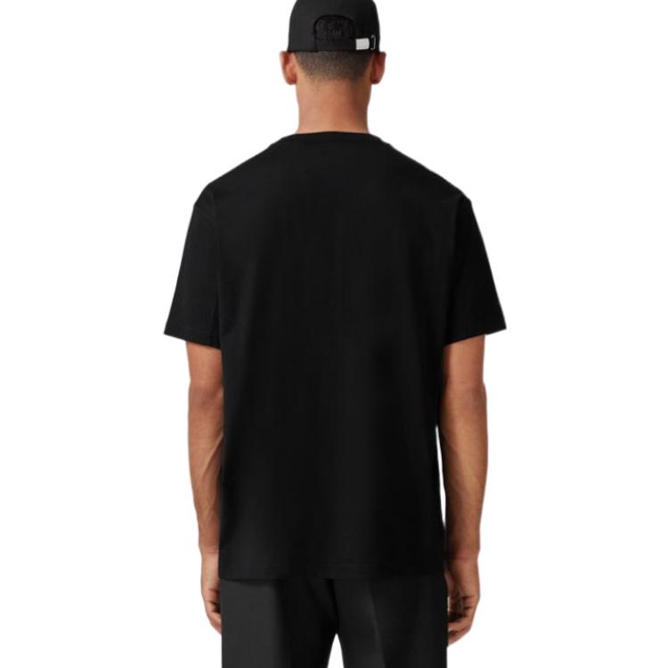Burberry SS22 Logo Print Crewneck Pullover T-Shirt Black . 80602231 圖 6