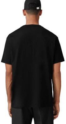 Burberry SS22 Camiseta Negra Cuello Redondo con Logo Impreso. 80602231 Details for Burberry SS22 Camiseta Negra Cuello Redondo con Logo Impreso. 80602231