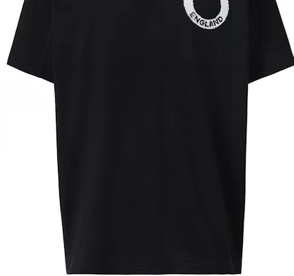 Burberry SS22 Camiseta Negra Cuello Redondo con Logo Impreso. 80602231 Sizing Burberry SS22 Camiseta Negra Cuello Redondo con Logo Impreso. 80602231