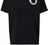 Sizing Burberry SS22 Camiseta Negra Cuello Redondo con Logo Impreso. 80602231