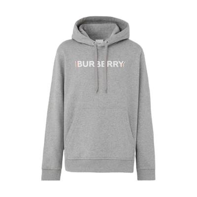 Burberry SS22 Logo Print Crewneck Sweatshirt Men’s Grey 80529791