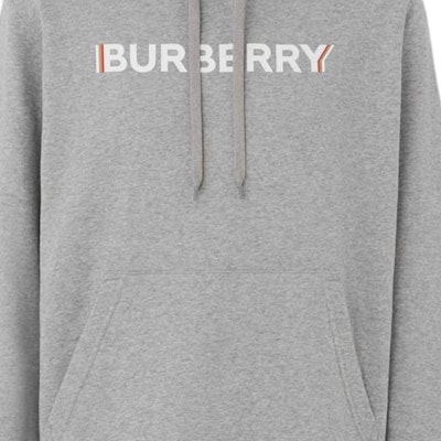 버버리 SS22 로고 프린트 크루넥 스웨트셔츠 남성 그레이 80529791 Cheap 버버리 SS22 로고 프린트 크루넥 스웨트셔츠 남성 그레이 80529791