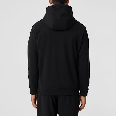 버버리 SS22 로고 스트레치 코튼 후디 블랙. 80482601 Details for 버버리 SS22 로고 스트레치 코튼 후디 블랙. 80482601