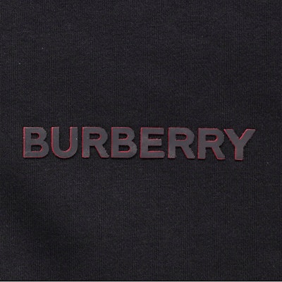 버버리 SS22 로고 스트레치 코튼 후디 블랙. 80482601 Sizing 버버리 SS22 로고 스트레치 코튼 후디 블랙. 80482601