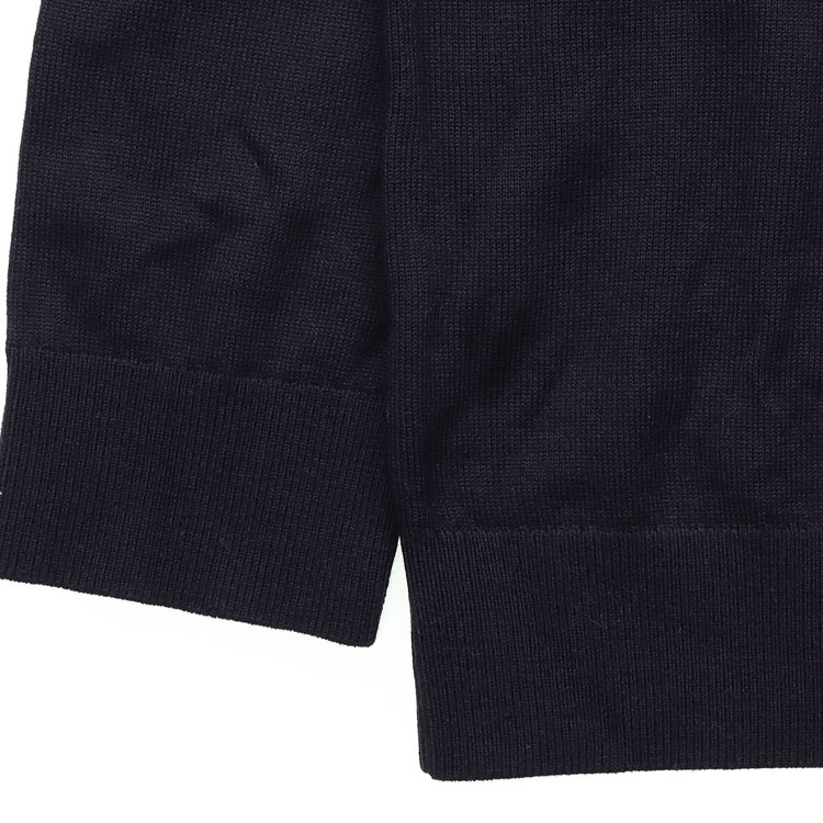 Details for Burberry SS22 Logo Baju Wool Blend Knit Hitam 80511281