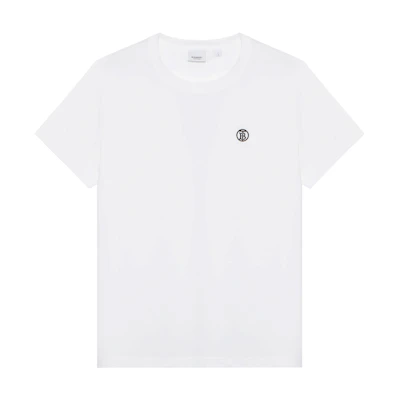 Burberry SS22 Monogram Cotton Short Sleeve T-Shirt White 80534221
