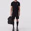 Shop Burberry SS22 Monogram Baju-T Lengan Pendek Kapas Hitam 80529651