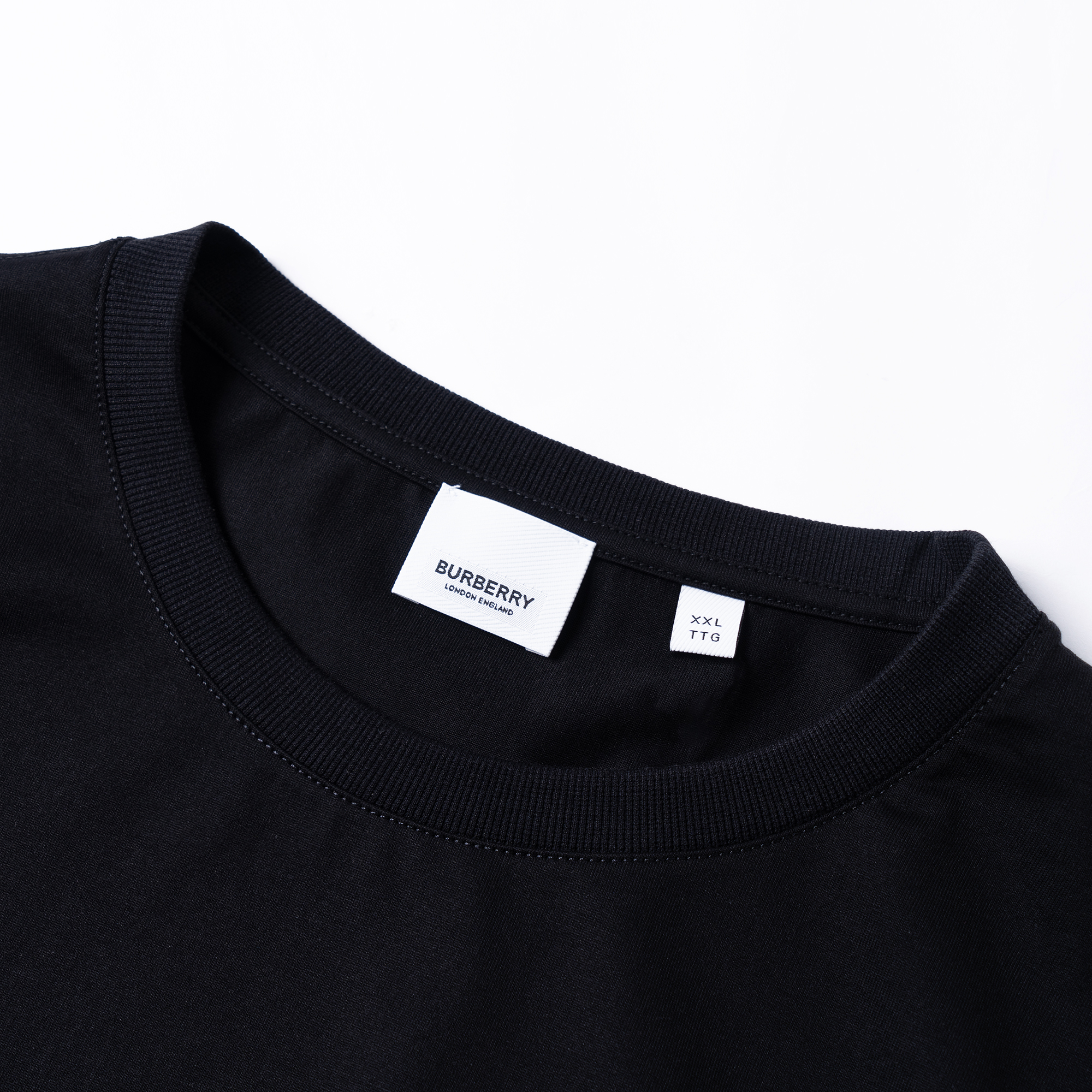 Burberry SS22 Monogram Cotton Short Sleeve T-Shirt Black 80529651 圖 7