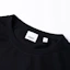 Sizing Burberry SS22 Monogram Baju-T Lengan Pendek Kapas Hitam 80529651