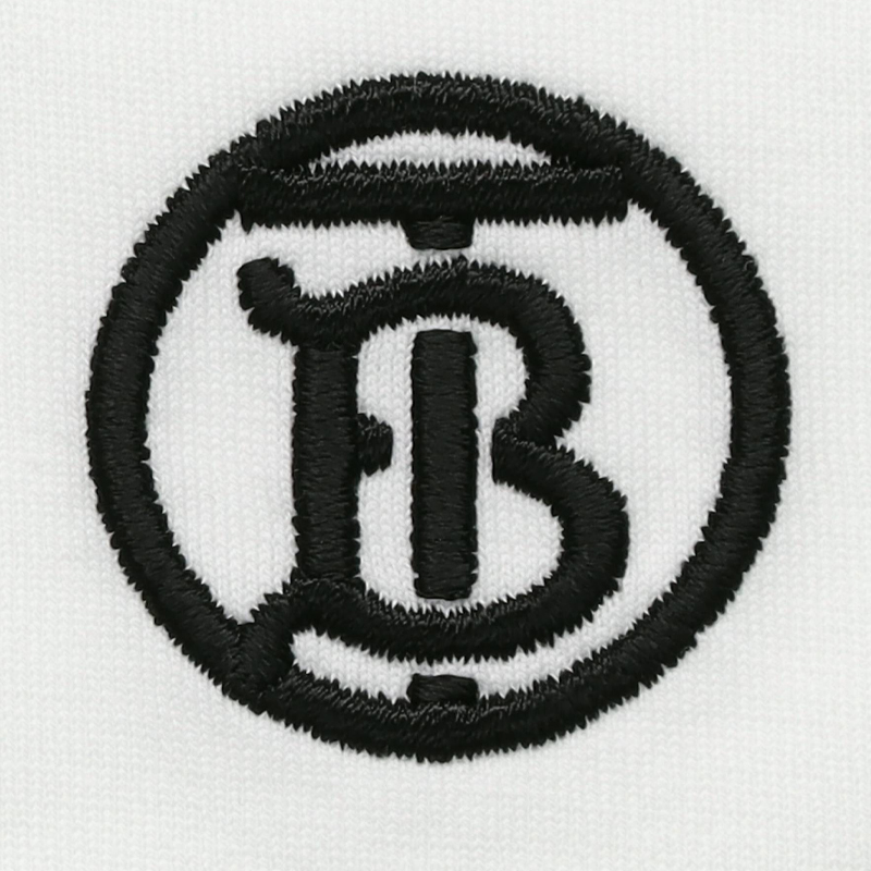 Sizing Burberry SS22 Monogram Cotton Short Sleeve T-Shirt  White 80534221