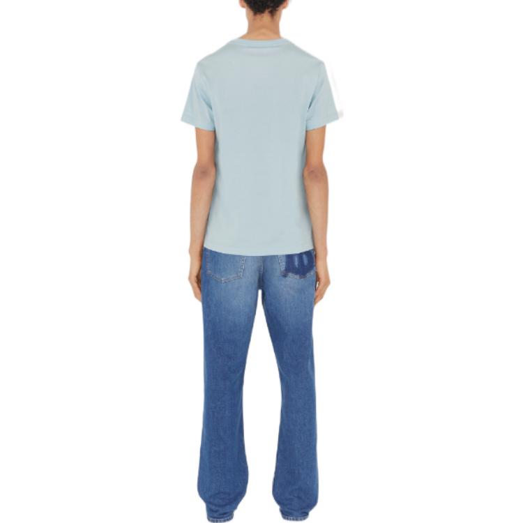 Burberry SS22 Monogram Cotton T-Shirt  Duck Egg Blue. 80654011 圖 4