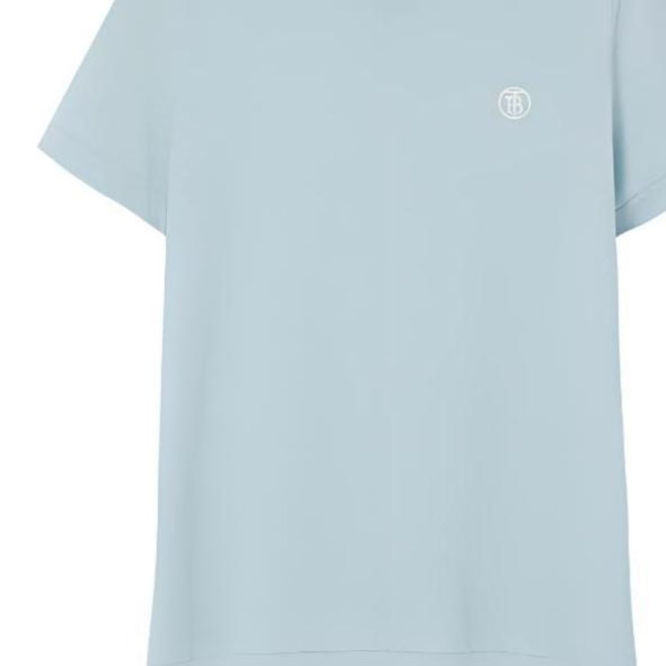 Burberry SS22 Monogram Cotton T-Shirt  Duck Egg Blue. 80654011 圖 5