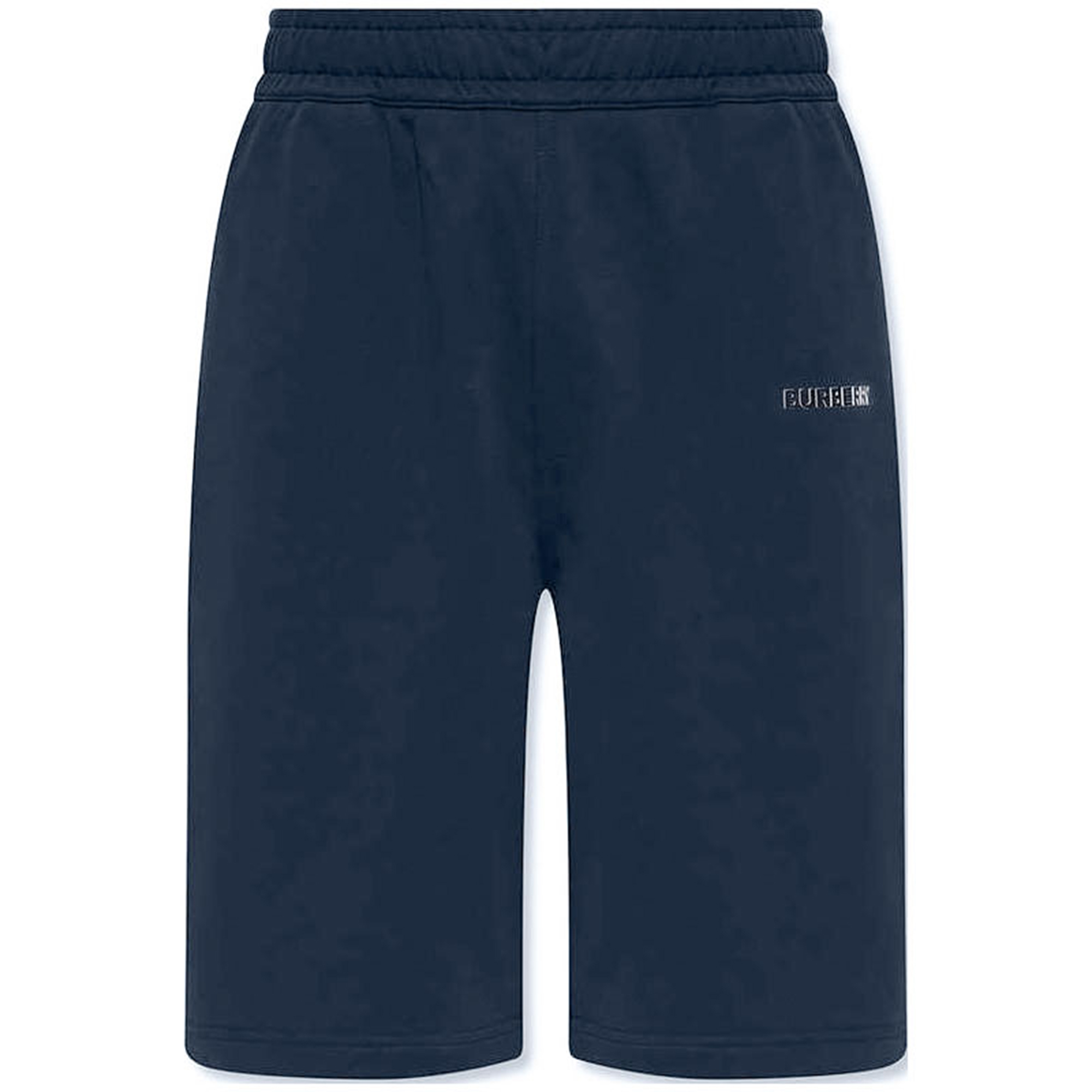 Burberry SS22 Navy Blue  Casual Shorts with Logo Print. 80501641