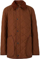 Burberry SS22 Orange Diamond Quilted Check Jacket for Men 80489711 Burberry SS22 Orange Diamond Quilted Check Jacket for Men 80489711