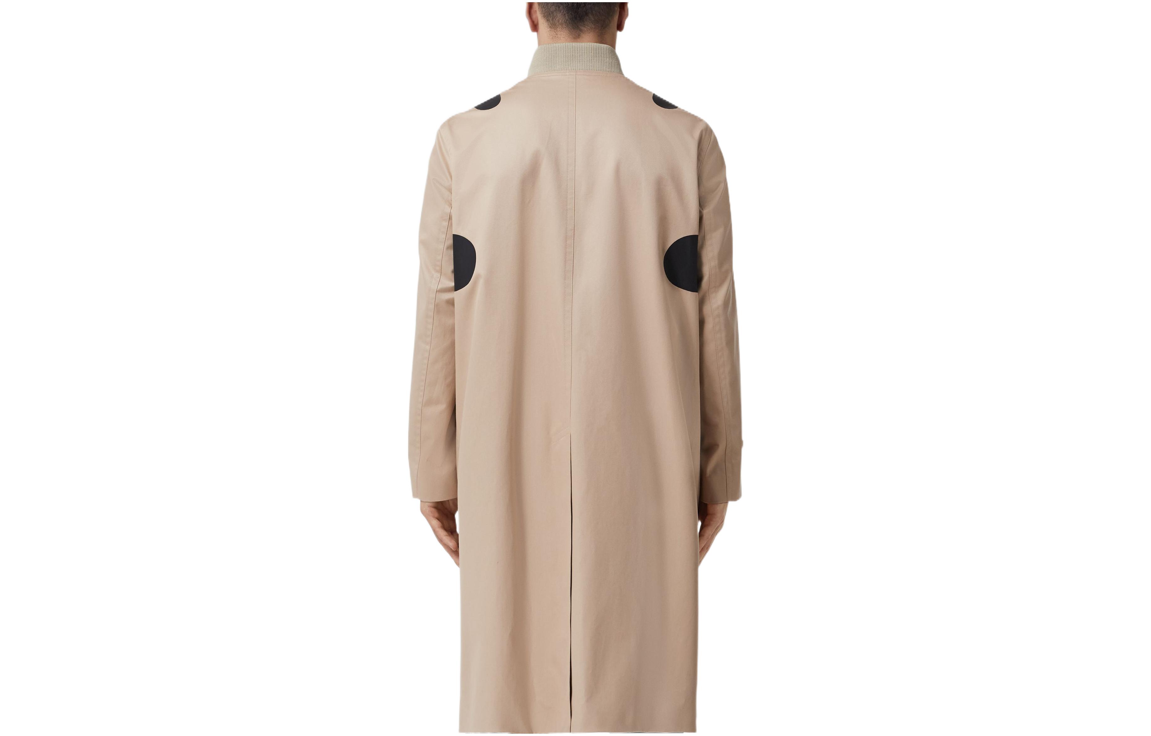 Burberry SS22 Reimagined Print Lightweight Cotton Jacket Coat Men Yellow Beige 80518811 圖 3