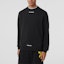 Purchase Burberry SS22 標語印花棉質圓領套頭衫黑色 80514641